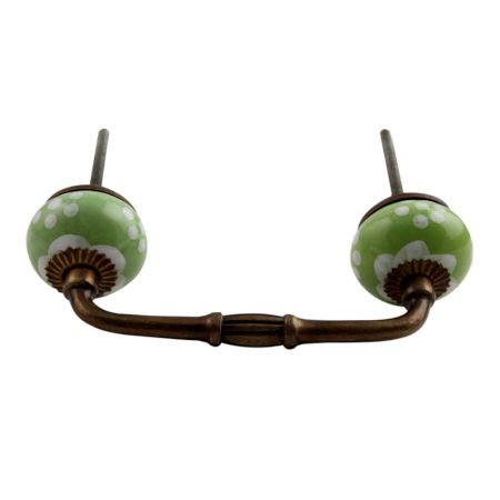 Soft Green Ceramic Bridge Handle